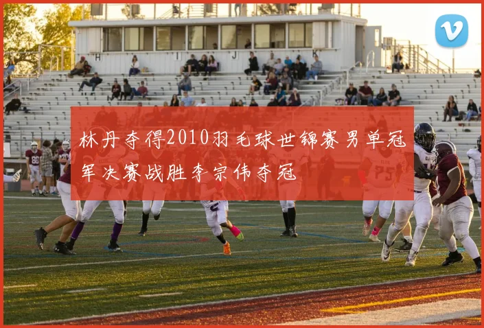 林丹夺得2010羽毛球世锦赛男单冠军决赛战胜李宗伟夺冠